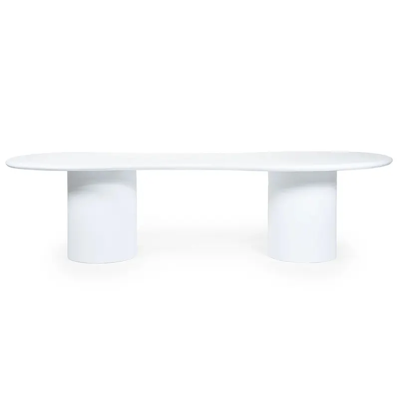 Masa MERSAR 250 x 110 CM - Alb / 250x110cm