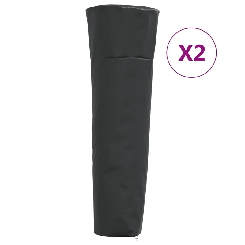Huse incalzitoare forma piramida 2 buc. 86x47x241cm oxford 420d