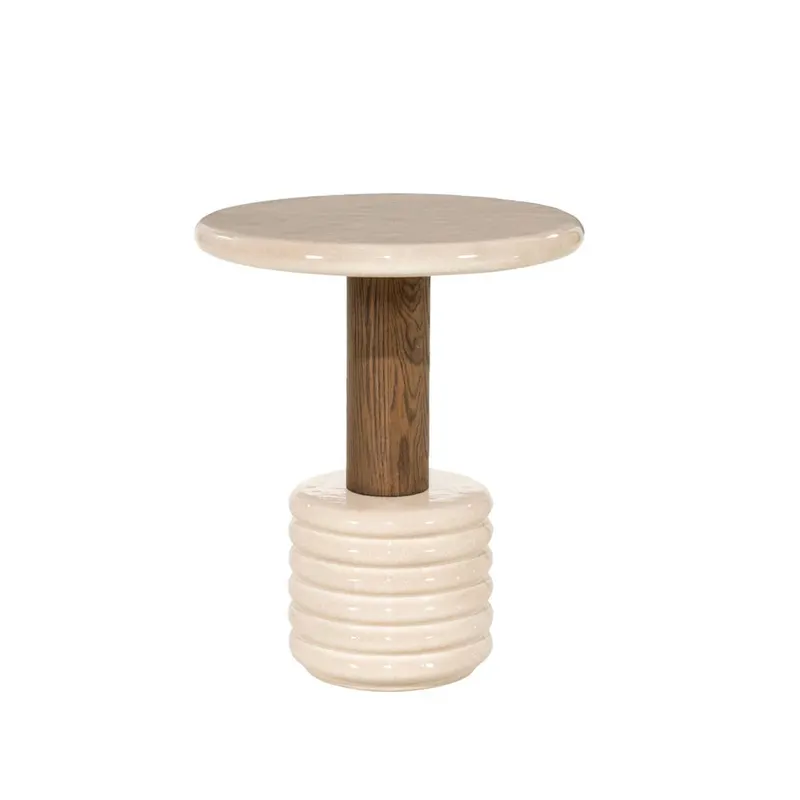 Masuta de cafea FAVREL Ø46 x 55 CM - Beige