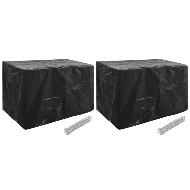 huse mobilier gradina, 2 buc., 8 ocheti, 140 x 70 x 90 cm