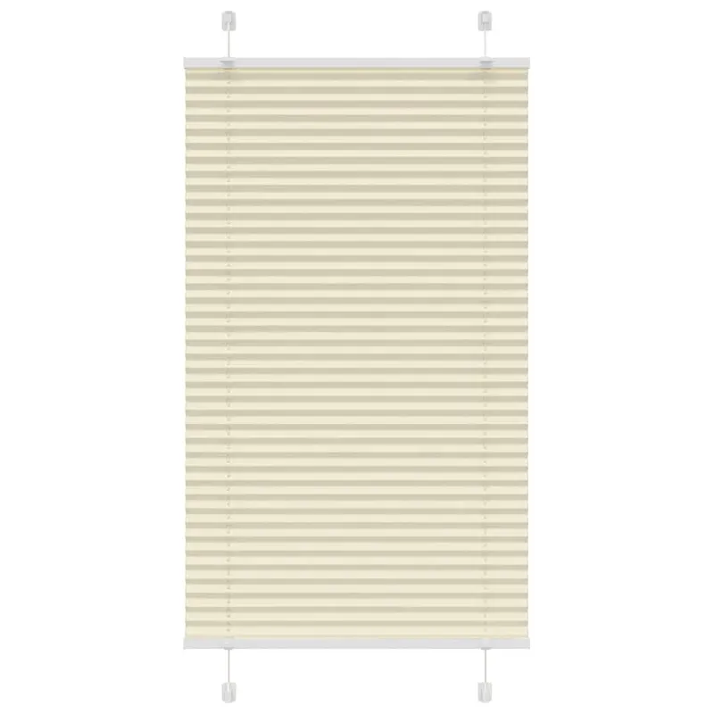 Jaluza plisata crem 70x100 cm latime tesatura 69,4 cm