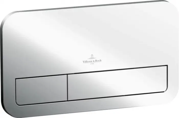 Clapeta de actionare spalare dubla, crom connect Villeroy Boch