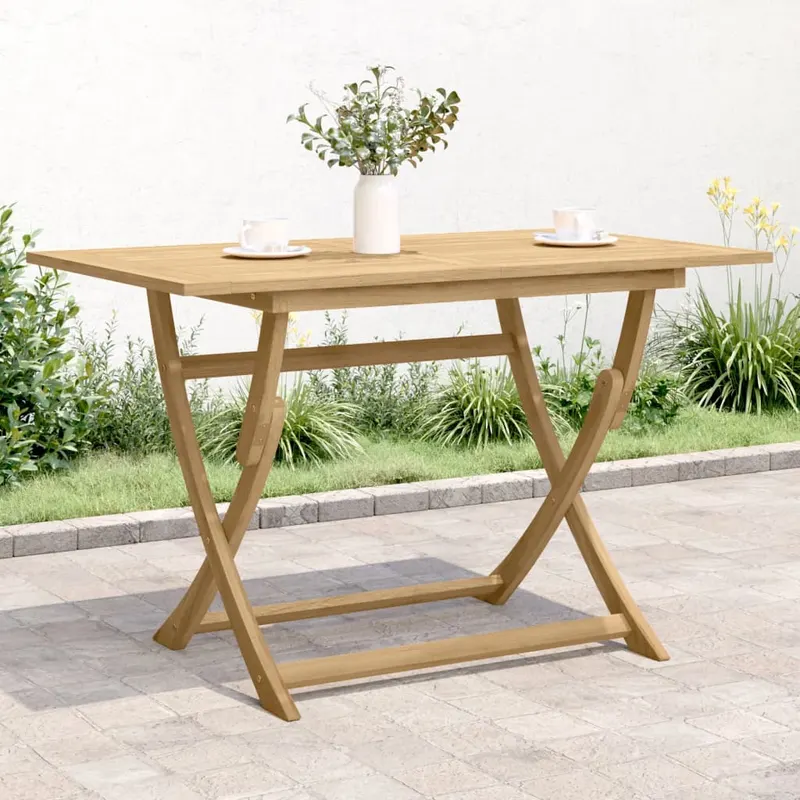 masa de gradina pliabila, 120x70x75 cm, lemn masiv de acacia