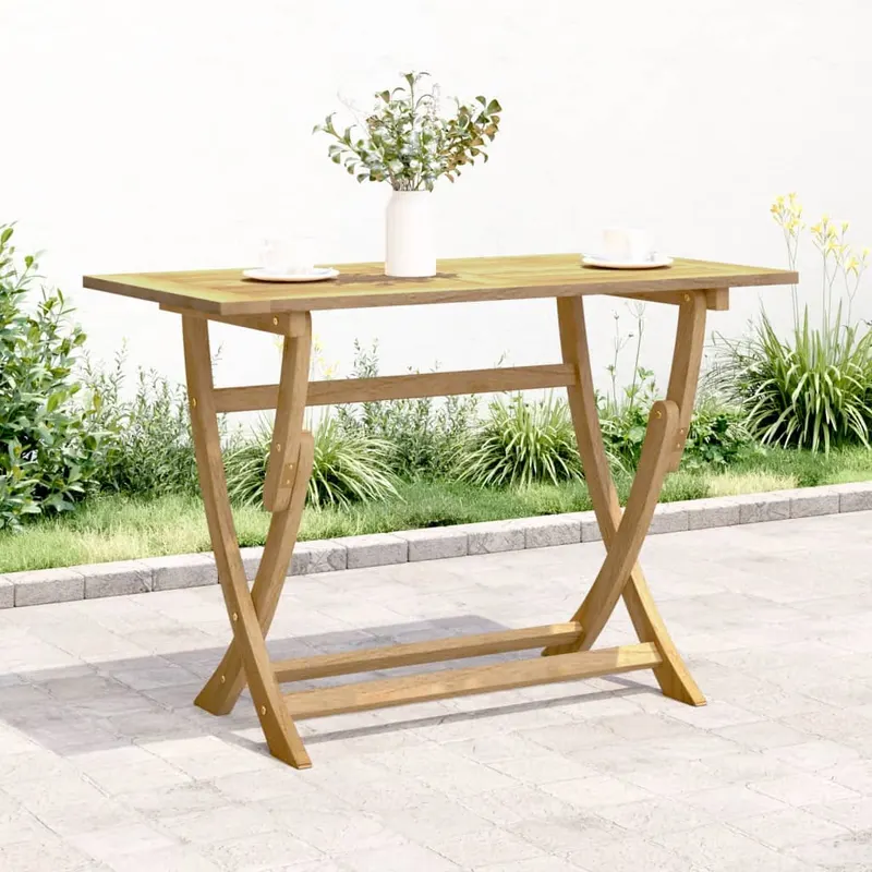 masa de gradina pliabila, 110x55x75 cm, lemn masiv de acacia