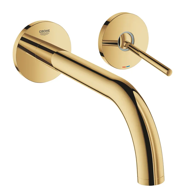 Baterie lavoar Grohe 19918GL3, Atrio, 1 2 , 221 mm, lucios, auriu