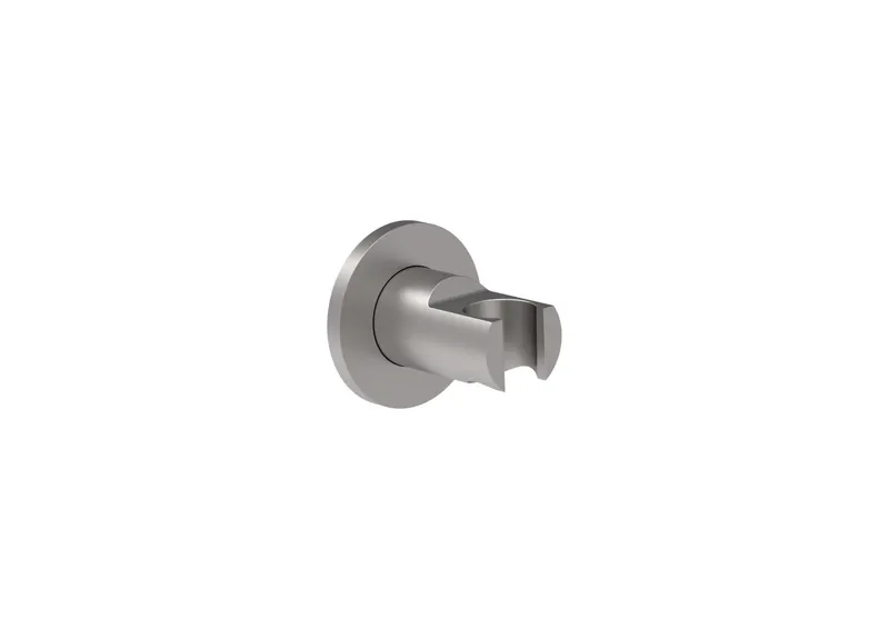 Suport para dus Roca A5B1350SM0, Wall Round, montaj pe perete, suport para dus incorporat, otel satinat