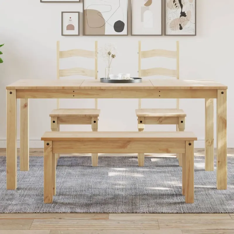 bancheta de bucatarie „panama”, 160x80x75 cm, lemn masiv pin