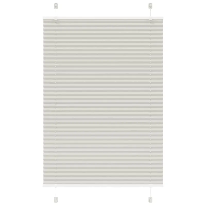 jaluza plisata gri deschis 100x150cm latime tesatura 99,4cm