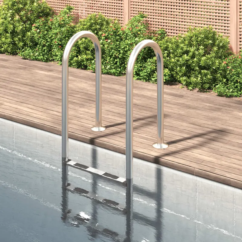 scara de piscina, 54x38x158 cm, otel inoxidabil 304