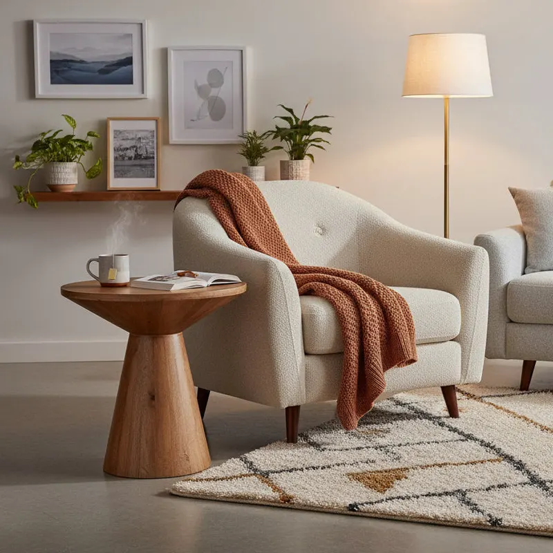 Masuta de cafea DORVAL Ø60 x 60 CM