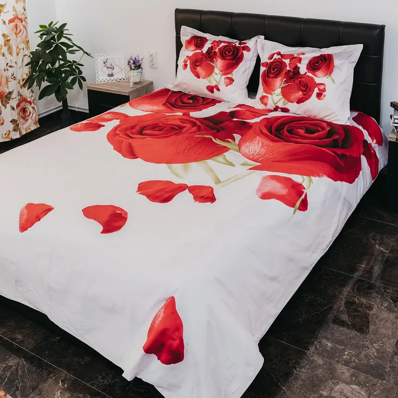 Lenjerie de pat ranforce clasy king size (rnf_8)