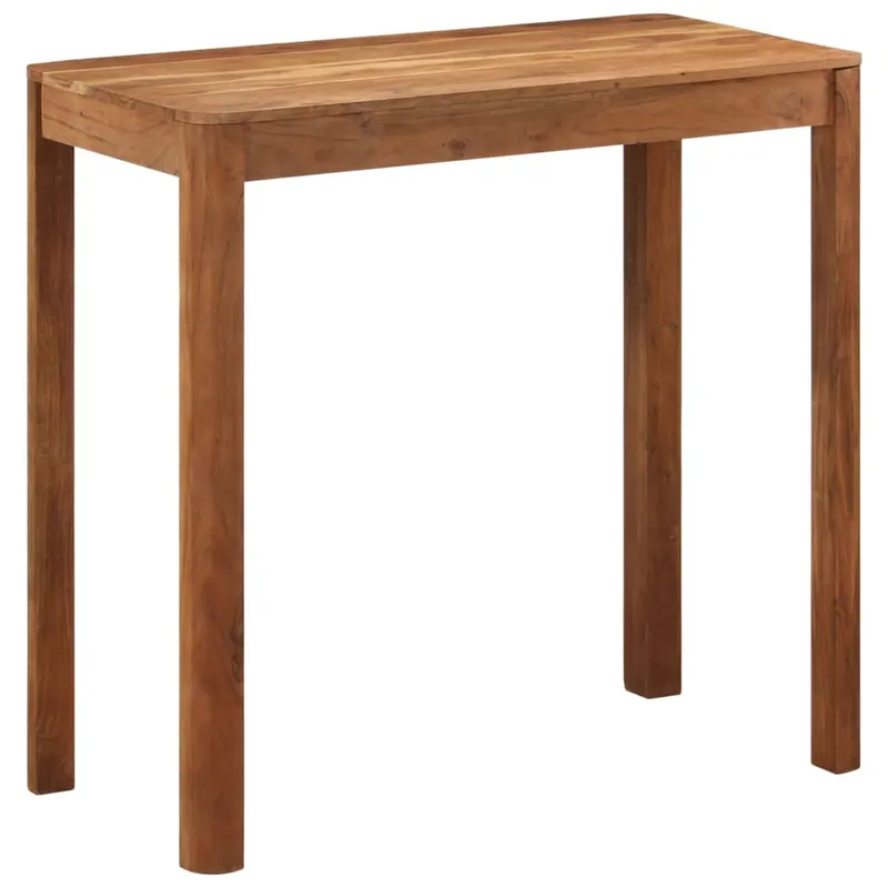 masa bar, 110x55x106 cm, lemn masiv acacia cu finisaj tip miere