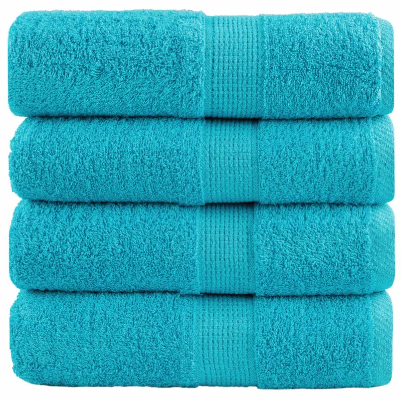Prosoape oaspeti premium solund 4 buc turcoaz 30x50 cm 600 gsm