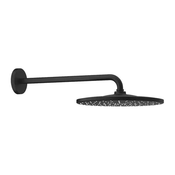 Dus fix Grohe 22121KF0, Rainshower Mono 310, 1 2 , montare pe perete, 310 mm, 1 pulverizare, brat, anti-calcar, mat