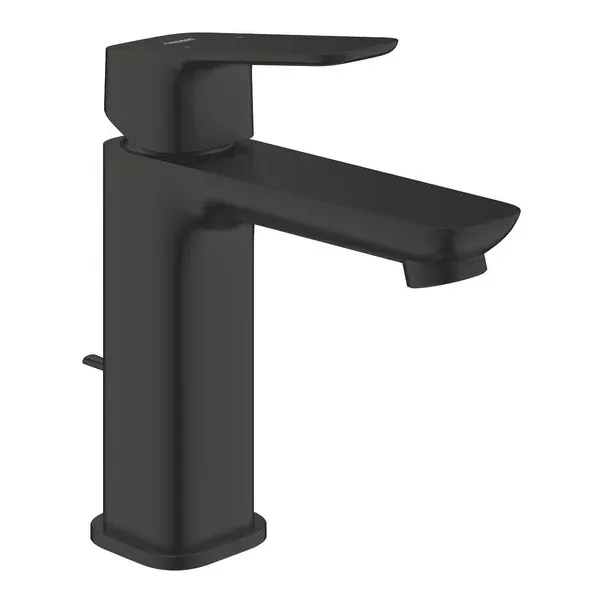 Baterie lavoar Grohe 1017492430, Cubeo, tip comanda monocomanda, tip instalare pe lavoar, marime m, negru