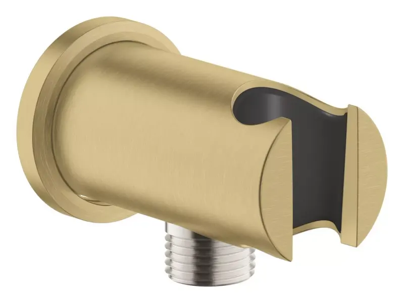 Cot iesire dus Grohe 26658GN0, Rainshower, 1 2 x 1 2 , suport para, mat, auriu