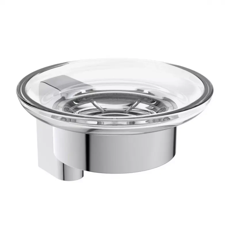 Suport sapun Ideal Standard IOM, pe perete, metal sticla, crom, A9155AA