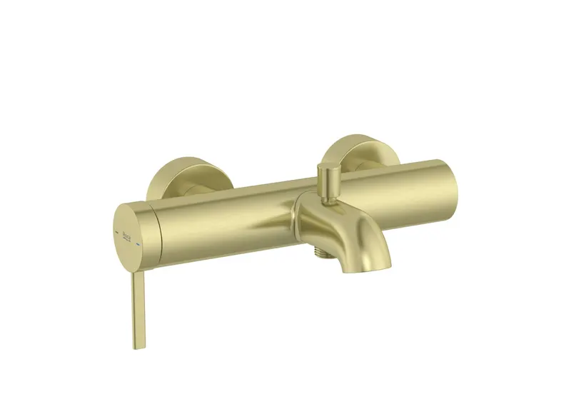 Baterie cada Roca A5A029EVA0, 0.8 bar, 172 mm, 267 mm, 119 mm, 2 orificii instalare, 1 2 dimensiune racord, Auriu