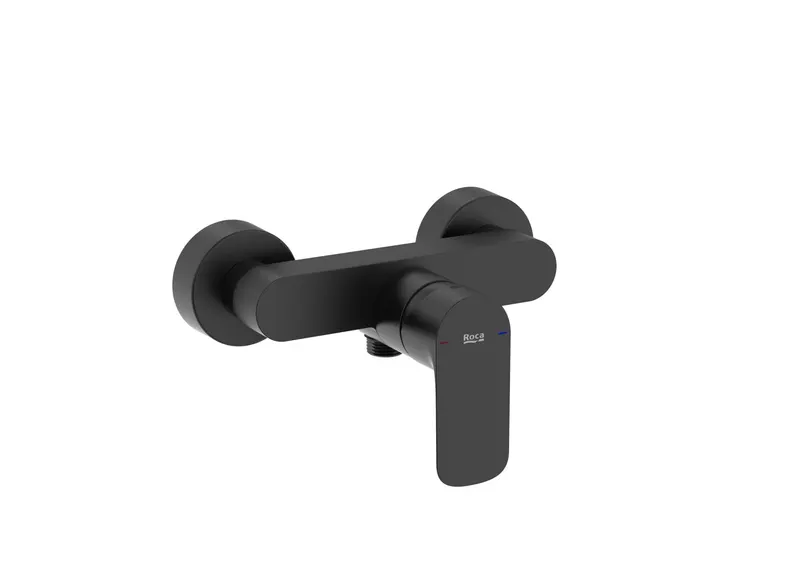 Baterie dus Roca A5A216ENB0, Cala, tip incastrare aparent, tip comanda monocomanda, numar orificii instalare 2, negru
