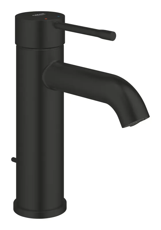 Baterie lavoar Grohe 235892431, Essence, tip comanda monocomanda, marime m, tip instalare pe blat, pe lavoar, negru