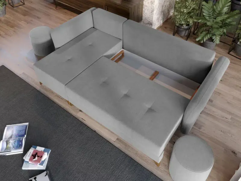 Coltar Bali Gri Deschis — imaginea 3