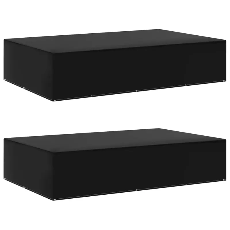huse mobilier gradina, 2 buc, 12 ocheti, 325x205x70 cm