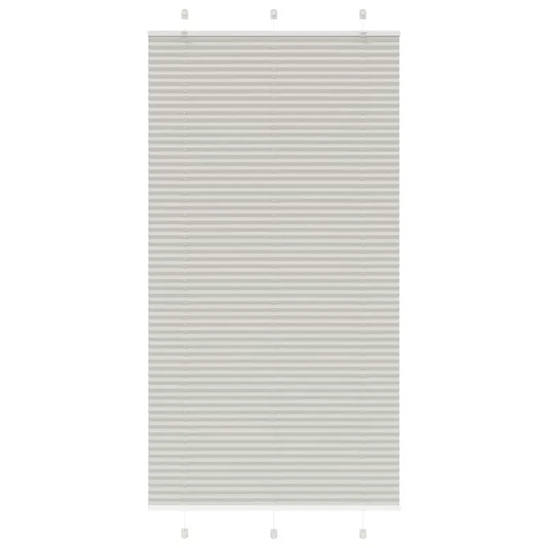 jaluza plisata gri deschis 110x200 cm latime tesatura 109,4 cm