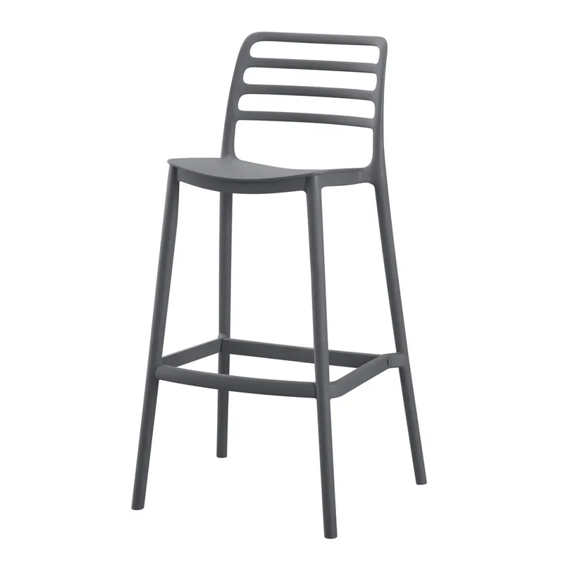 Scaun de bar BRETEL H75 CM - Grey