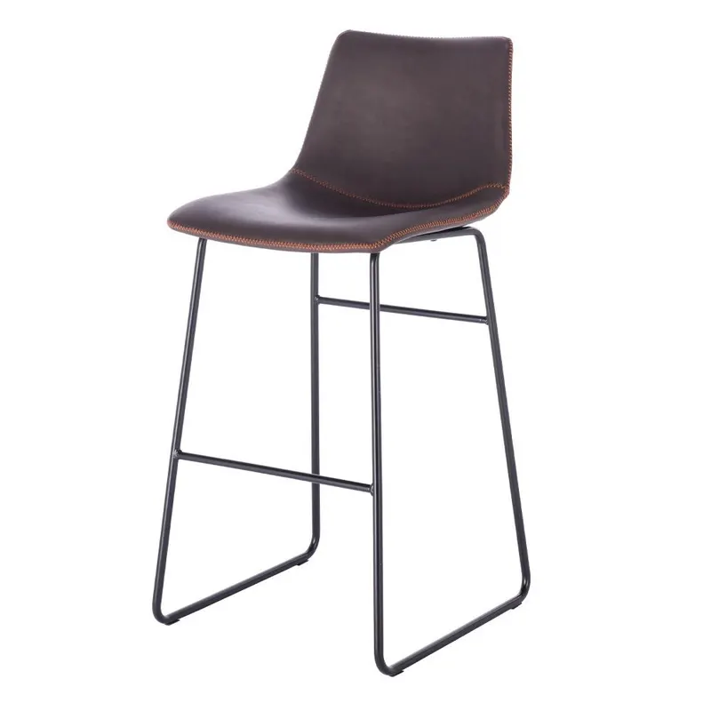 Scaun de bar ESTRINA H73 CM - Maro