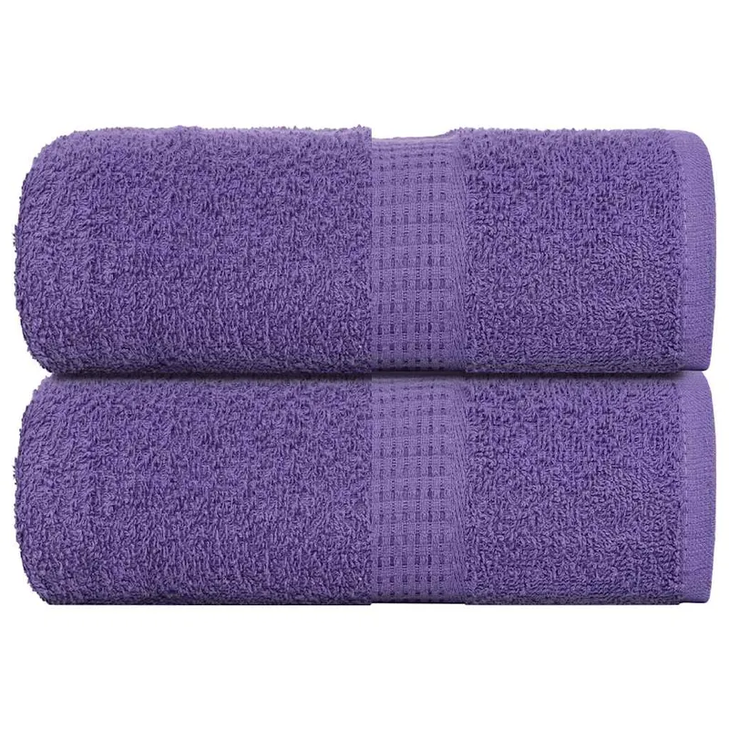 prosoape de sapun 2 buc violet 30x30 cm 360 g/m2 100% bumbac