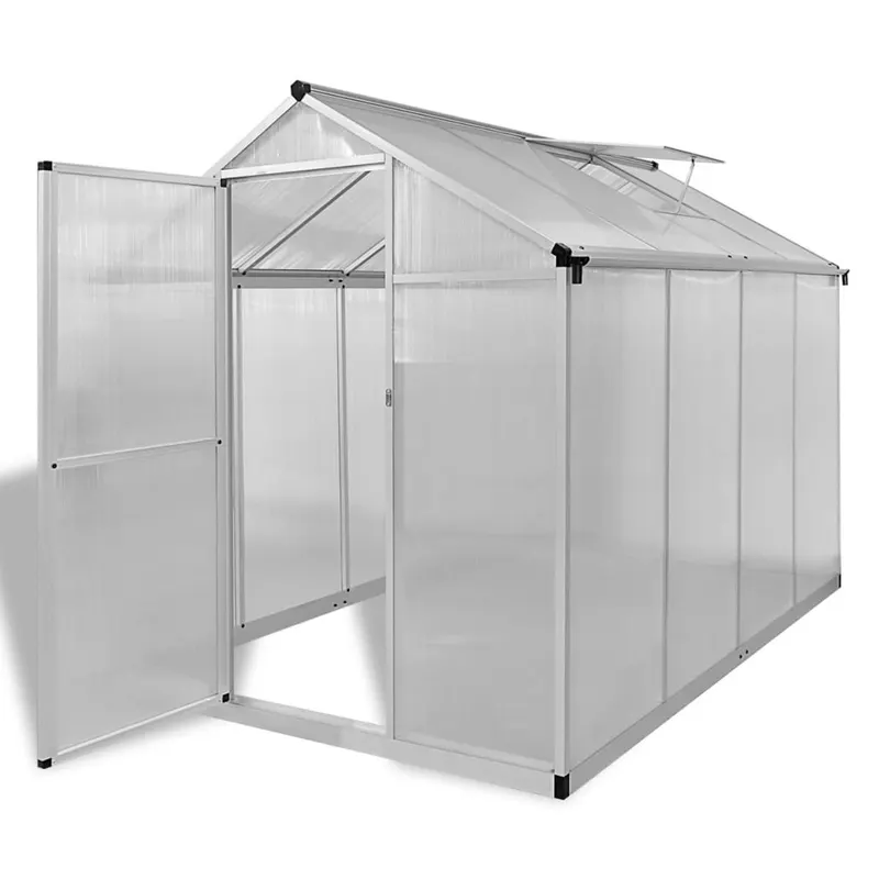 sera din aluminiu ranforsat cu cadru la baza, 4,6 m2