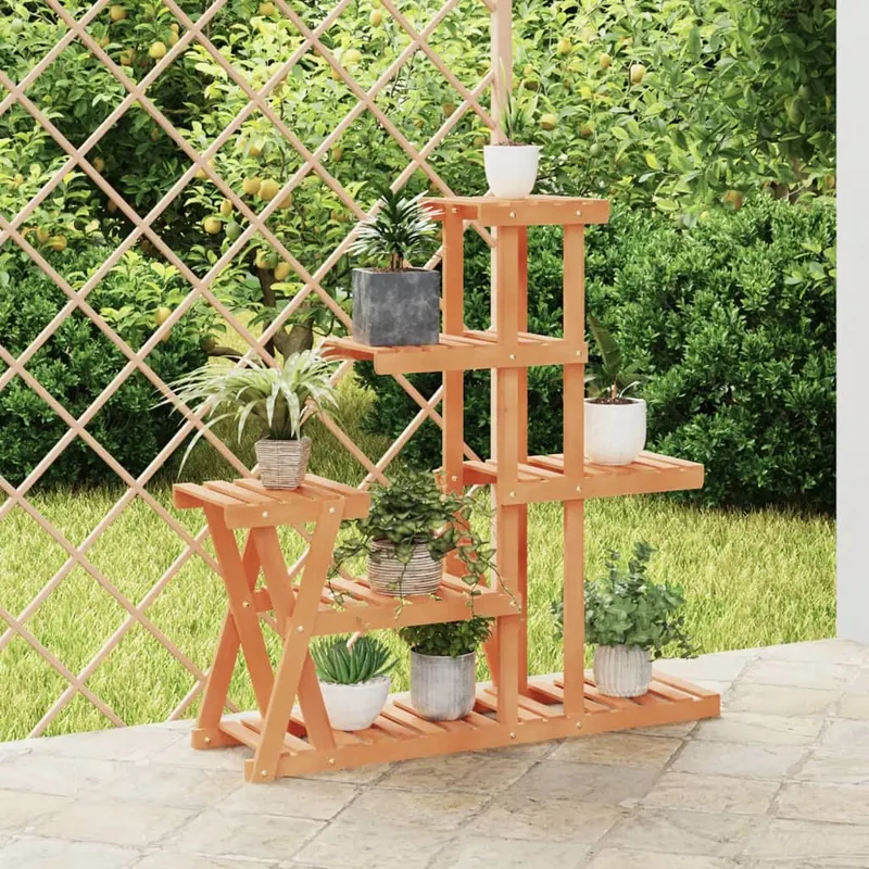 suport pentru flori, 95 x 25 x 96 cm, lemn masiv de brad