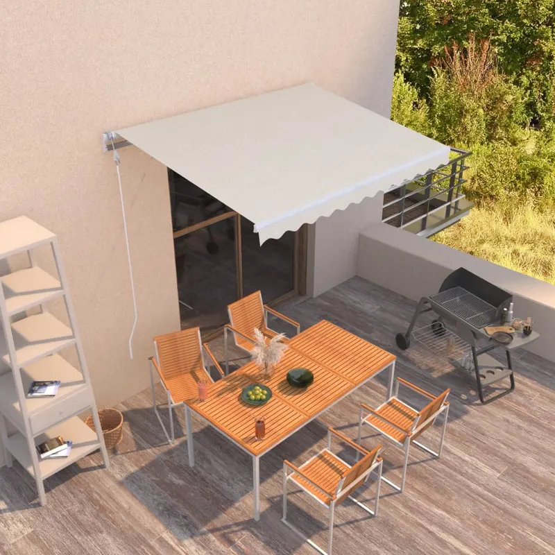 copertina retractabila automat, crem, 300x250 cm