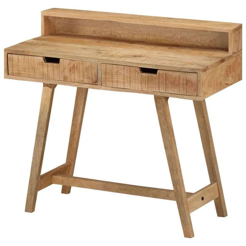 birou, 100x45x90 cm, lemn de mango nefinisat