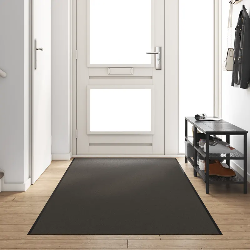 Pres de usa dreptunghiular in culoarea antracit, 120x400 cm