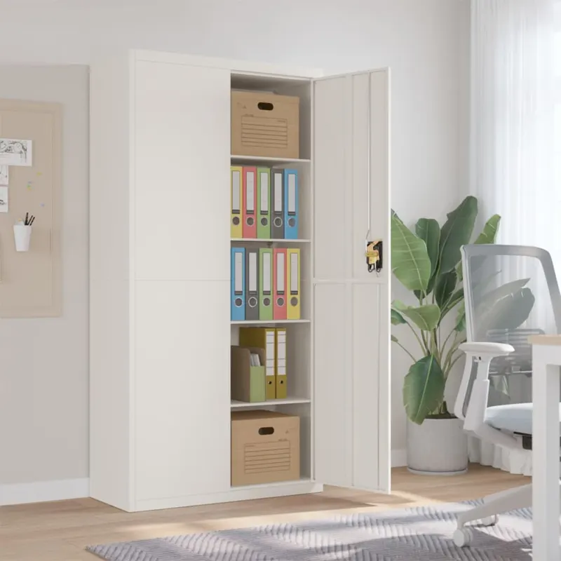 fiset, alb, 90x40x180 cm, otel