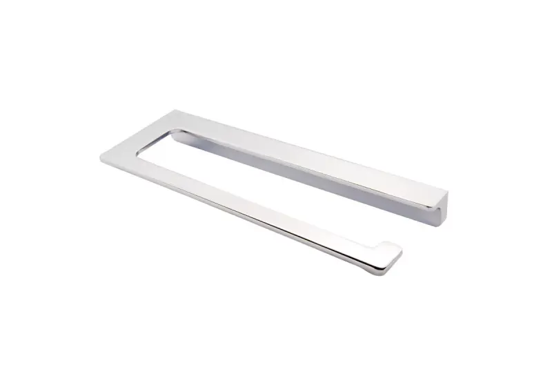 Suport hartie WC FDesign Piazza FD6-PZA-09-11-22, 1 rola, montare pe perete, fara capac, crom