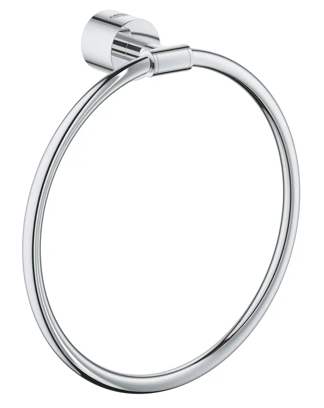 Inel prosop Grohe 40307003, 212 mm, 200 mm, 1 rafturi, 2 orificii instalare, pivotanta, pe perete, Crom