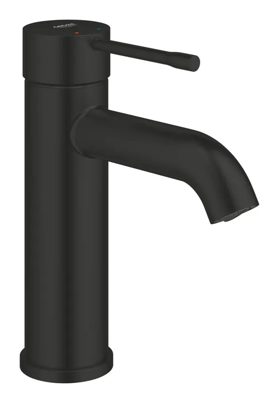 Baterie lavoar Grohe 235902431, Essence, tip comanda monocomanda, marime m, tip instalare pe blat, pe lavoar, negru