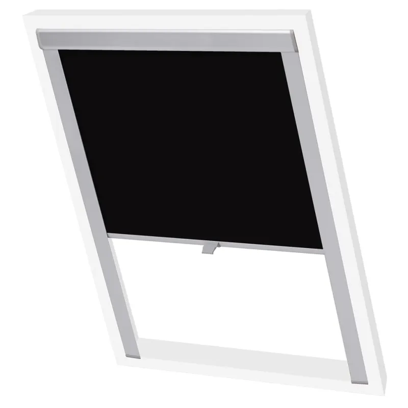 jaluzea opaca tip rulou, negru, pk06