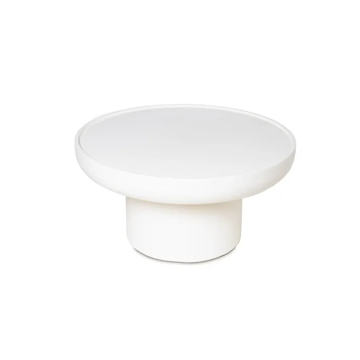 Masuta de cafea MAROLI Ø80 x 40 CM - Alb / Ø80x40cm