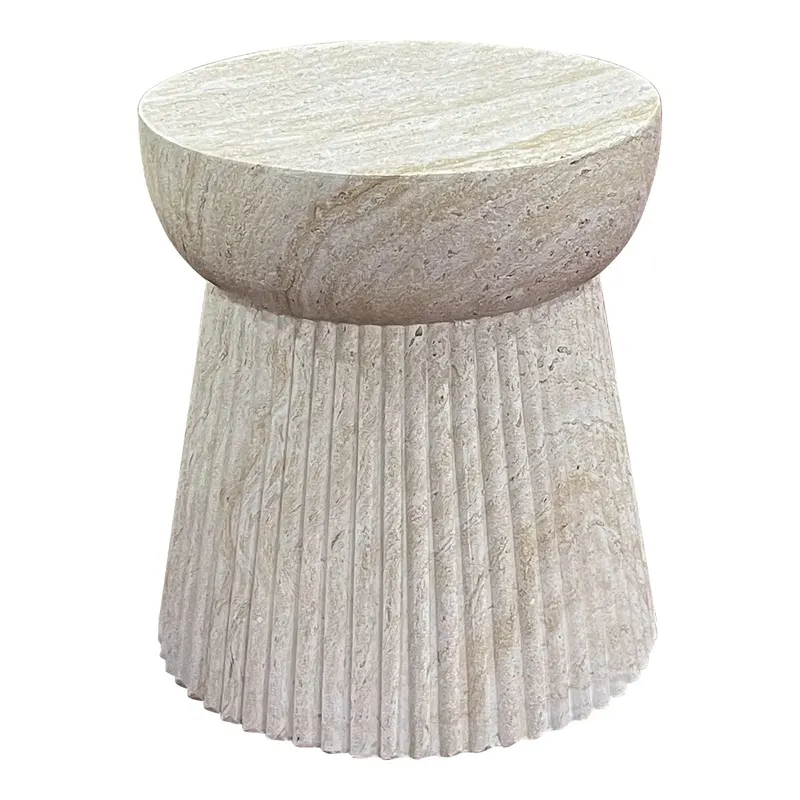 Masuta de cafea BONISA Ø37 x 43 CM - Beige