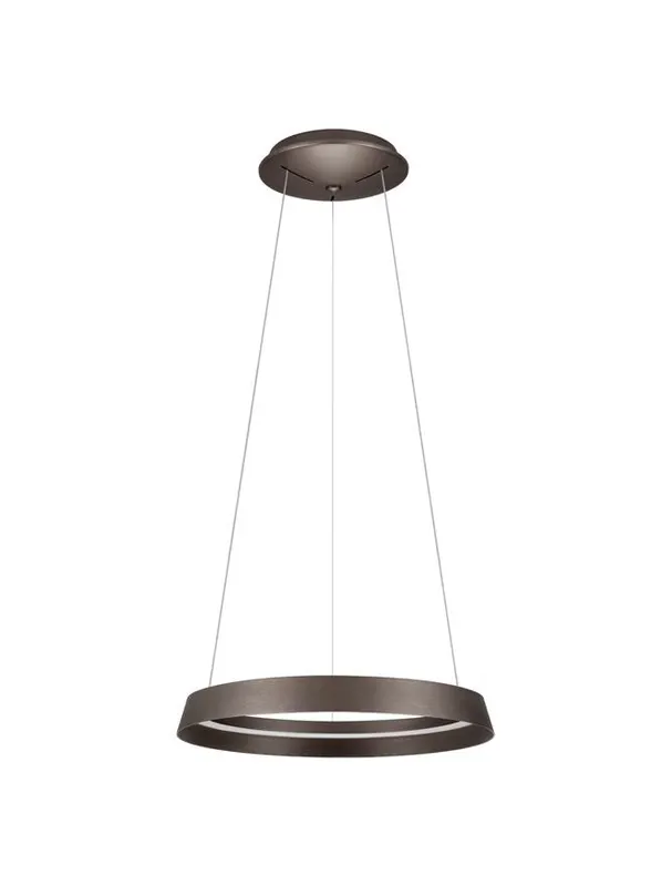 Lampa suspendata dimabila ORMI - Ø 45cm / Maro inchis