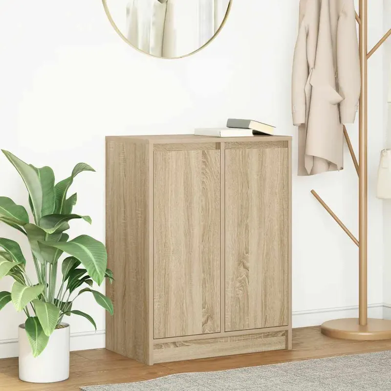 bufeta stejar sonoma 57x34x76 cm lemn prelucrat