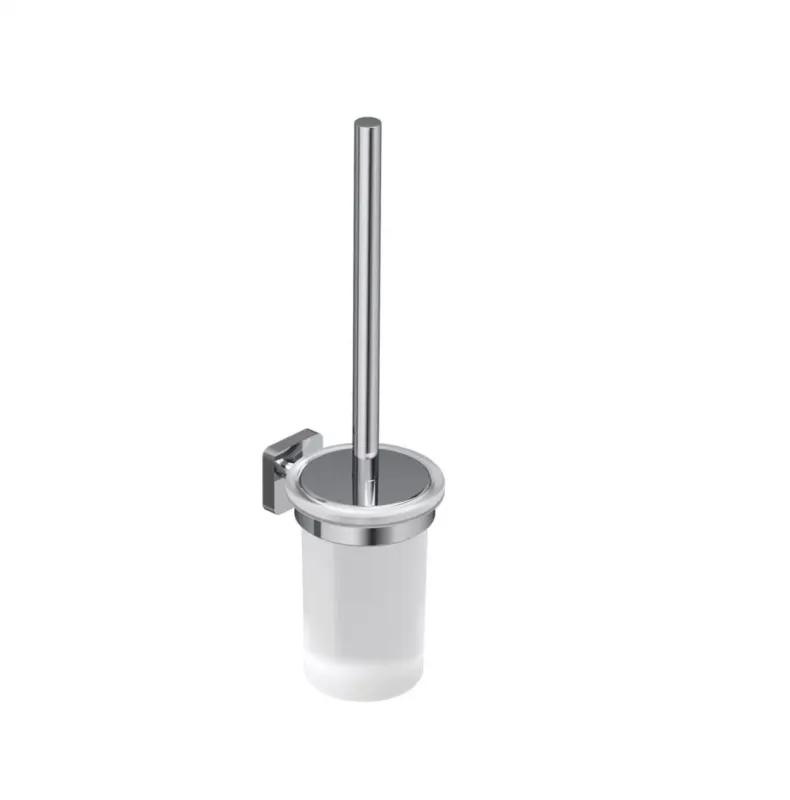 Perie WC Kludi Vela S, pe perete, metal sticla, crom, 2597405