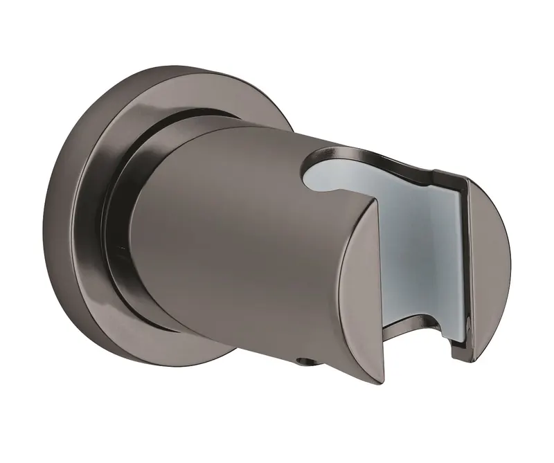 Suport para dus Grohe 27074A00, Rainshower, 1 2 , universal, filet tata, suport, lucios, grafit