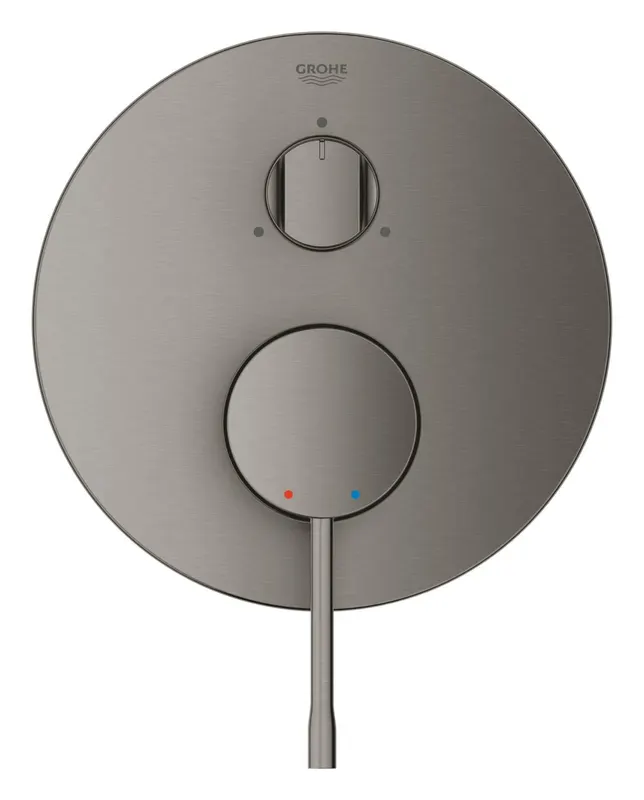 Unitate comanda Grohe 24169AL1, Essence, aparenta, 3 iesiri, diverter, necesita valva, mat, grafit