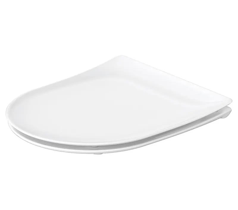 Capac WC Duravit 0026490000, Soleil by Starck, pentru wc, capac softclose, slim, eliberare rapida, alb