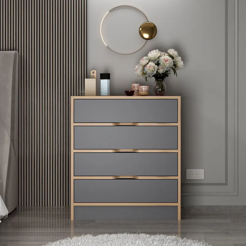 Comoda Elina - 8172, Nuc, 70x40x79 cm - Nuc