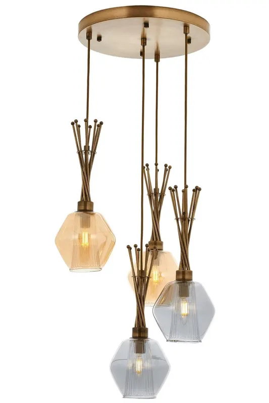 Lustra Ackı Chandelier - Auriu